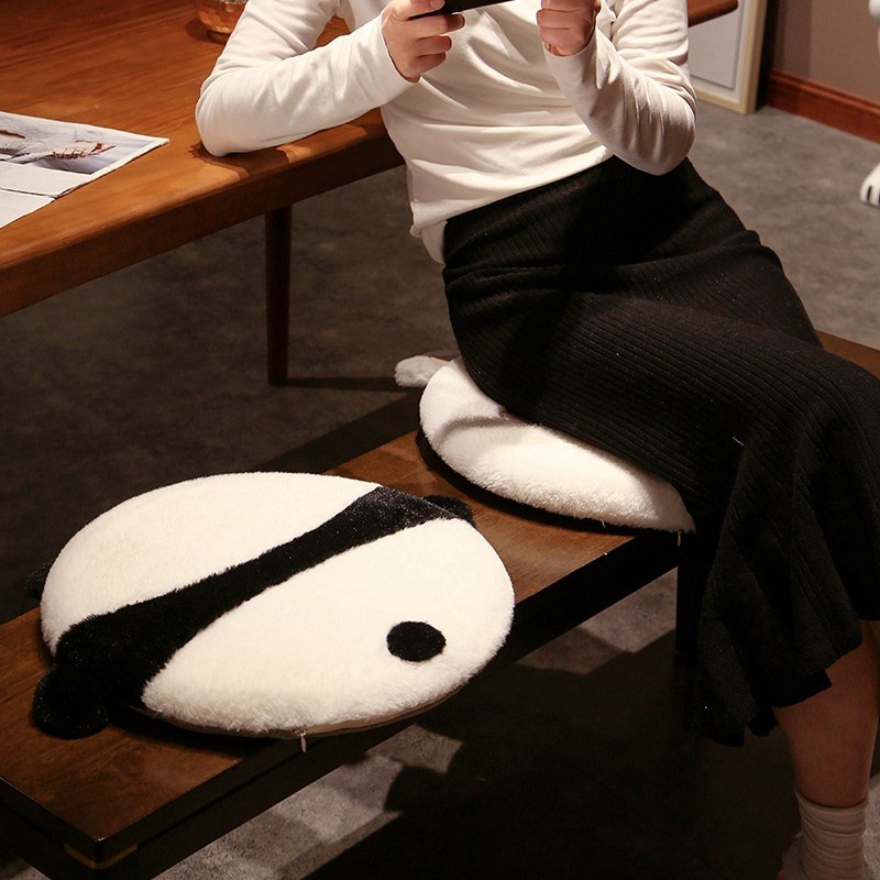 毛绒坐垫屁垫记忆棉办公室久坐椅子学生宿舍圆形加厚凳子冬季椅垫,淘宝优惠券,粉丝福利购,淘宝优惠卷