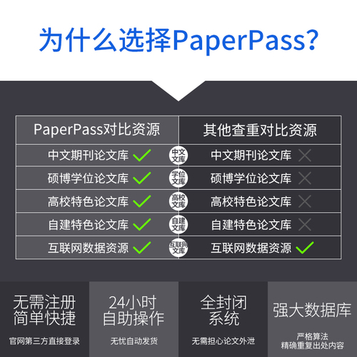 paperpass论文查重官网本科毕业硕士博士期刊职称英文论文检测