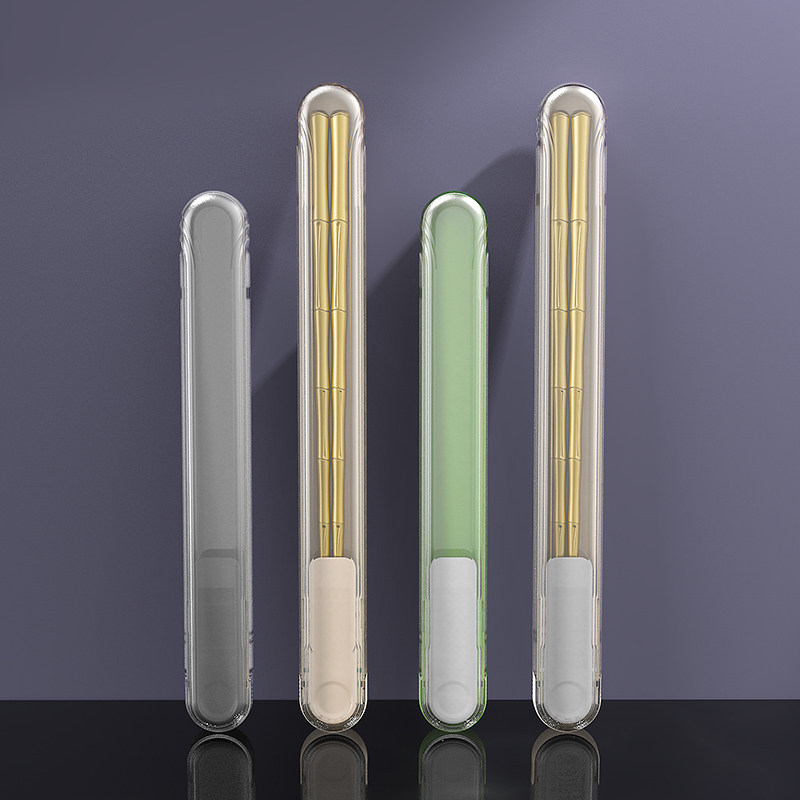 筷子盒静音ABS食品级便携筷子收纳盒户外旅行耐摔透明单双装筷盒,淘宝优惠券,粉丝福利购,淘宝优惠卷