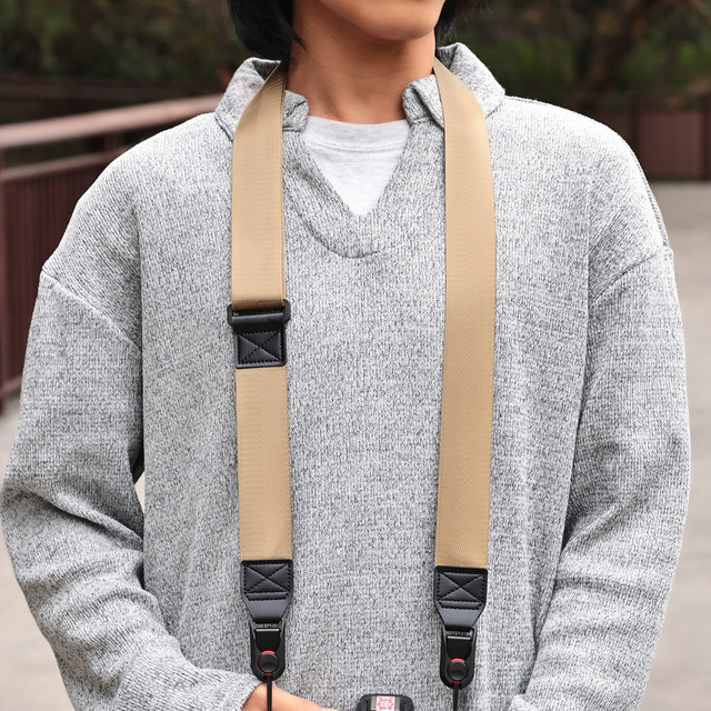 SLR mirrorless camera shoulder strap quick release and quick release