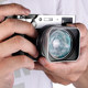 Aluminum alloy lens hood Fuji square metal ring