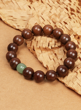 金丝楠木佛珠手链男女款