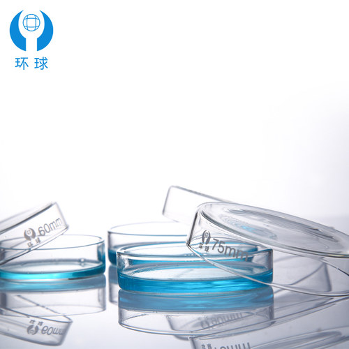 玻璃培养皿加厚款细胞细菌培养皿直径60 75 90 100 120 150 - 图1
