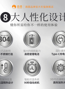 5秒爆发不锈钢电香炉随身便携带
