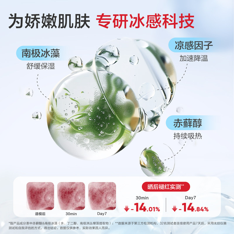 红色小象儿童冰沙面霜婴幼儿新生宝宝补水春夏霜擦脸清爽身体乳