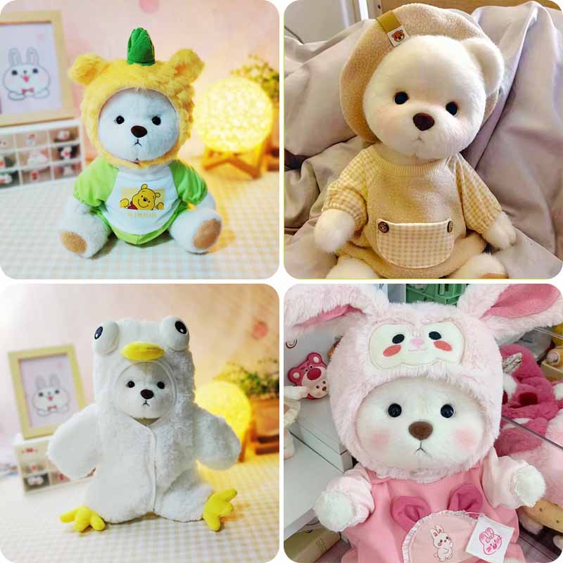 莉娜熊替换衣服30cm泰迪teddybear中号diy手工正品睡衣tales套装 - 图0