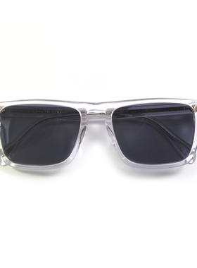 男士透明墨镜痞帅偏光太阳镜