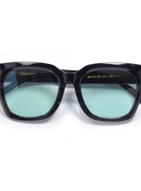 遮光方形时尚女生潮太阳镜