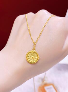 轻奢吊坠手表项链女款仿金爆款