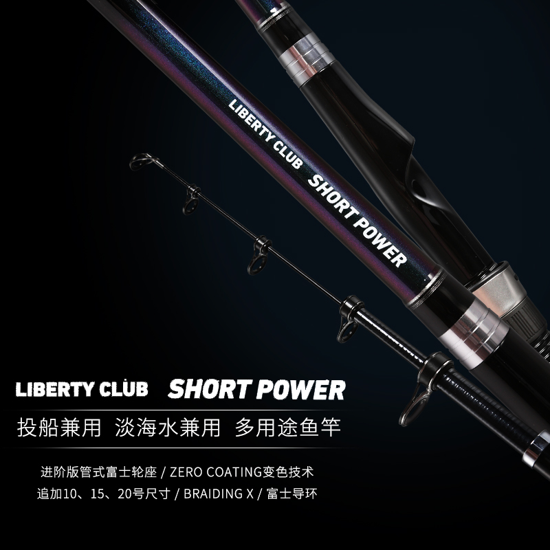 DAIWA达亿瓦LBT C SHORTPOWER远投竿便携短投竿海竿多用钓鱼船竿-图2