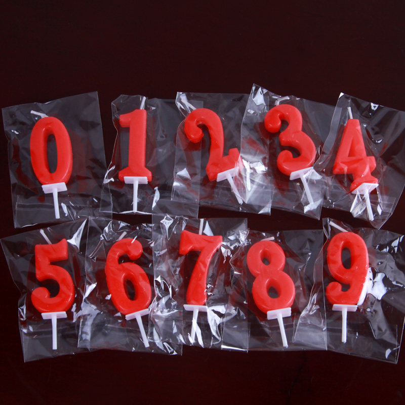 儿童生日蛋糕数字蜡烛 红色 粉色数字0-9蜡烛 情人节表白派对用品,淘宝优惠券,粉丝福利购,淘宝优惠卷