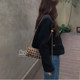 Cylindrical niche cross-body bag chain bag transfer bead adjustment
