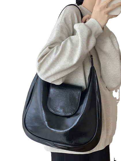 Shoulder bag large capacity women's armpit tote bag