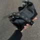 Black sweet and cool motorcycle bag 2024 new niche bag fashion high-end armpit bag single shoulder crossbody bag trendy