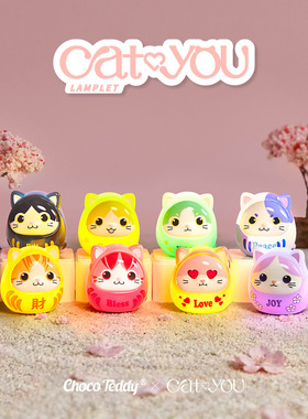 星璇祝福新开运达摩猫装饰摆件