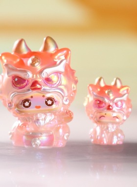 树脂可爱风新品祈福灵灵装饰摆件