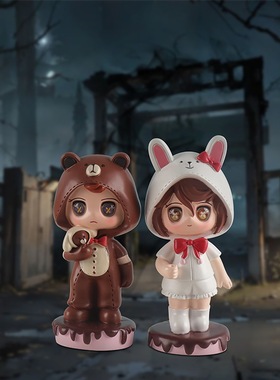 驰猫合成树脂国潮装饰摆件