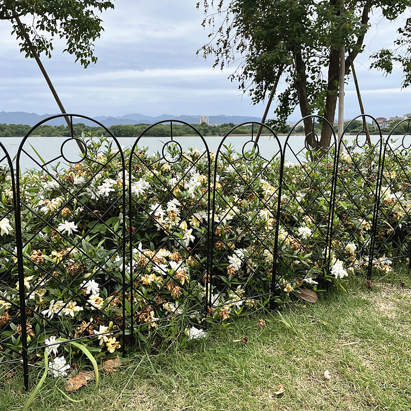 园艺山乌龟月季蓝雪花铁线莲花架爬藤小架子网格栅栏植物攀爬支架 - 图1