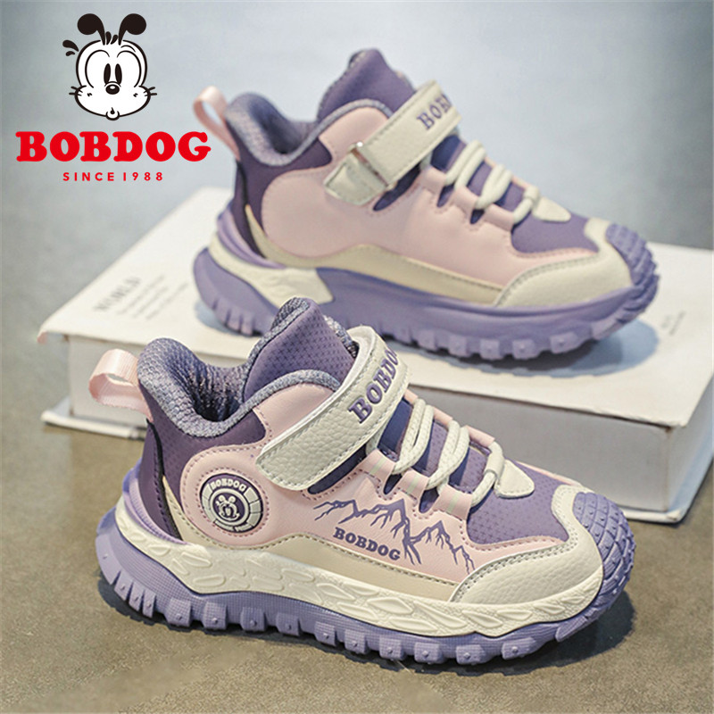 巴布豆男童鞋子2025新款春秋款皮面防水中大童秋冬男孩儿童运动鞋,淘宝优惠券,粉丝福利购,淘宝优惠卷