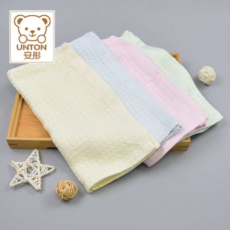 安彤婴儿竹纤维冰丝毛巾柔软无荧光剂儿童枕巾新生宝宝洗脸专用,淘宝优惠券,粉丝福利购,淘宝优惠卷