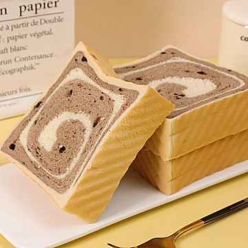 【米厚切吐司5片装】橡木盾手工面包[5元优惠券]-寻折猪