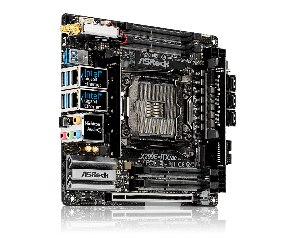 ASROCK/华擎科技 X299E-ITX主板妖板王 CPU主板套餐-图1