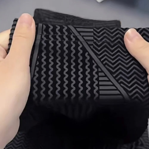 秋冬高端轻奢新款休闲裤秋季男韩版加绒保暖商务格子直筒时尚长裤 - 图2