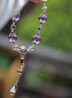 九紫离火紫水手链手串送女友