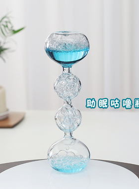 水滴气泡泡沫沙漏计时器创意摆件液体油滴家居装饰品生日儿童礼物