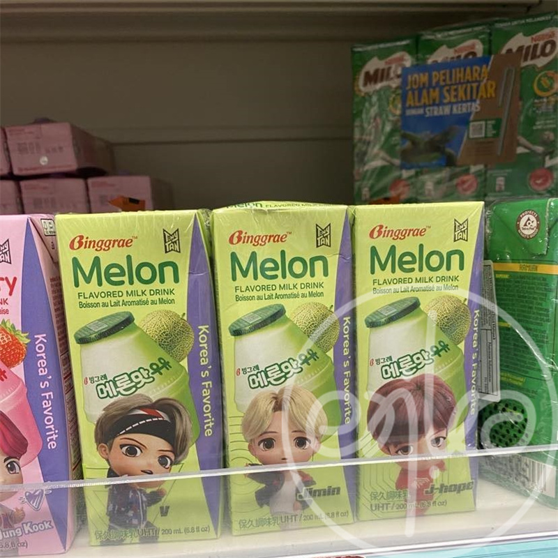 香港代购韩国进口 Binggrae可口蜜瓜味儿童牛奶饮料 6x200ml-图3