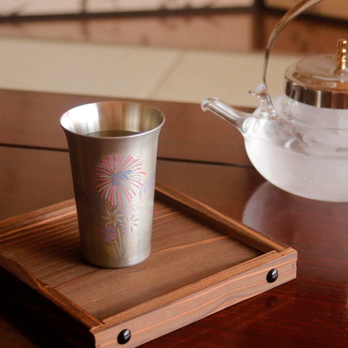 高木陶器 清酒杯锡铜清酒杯冷感烟花变色杯啤酒杯冷感四季杯生日,淘宝优惠券,粉丝福利购,淘宝优惠卷