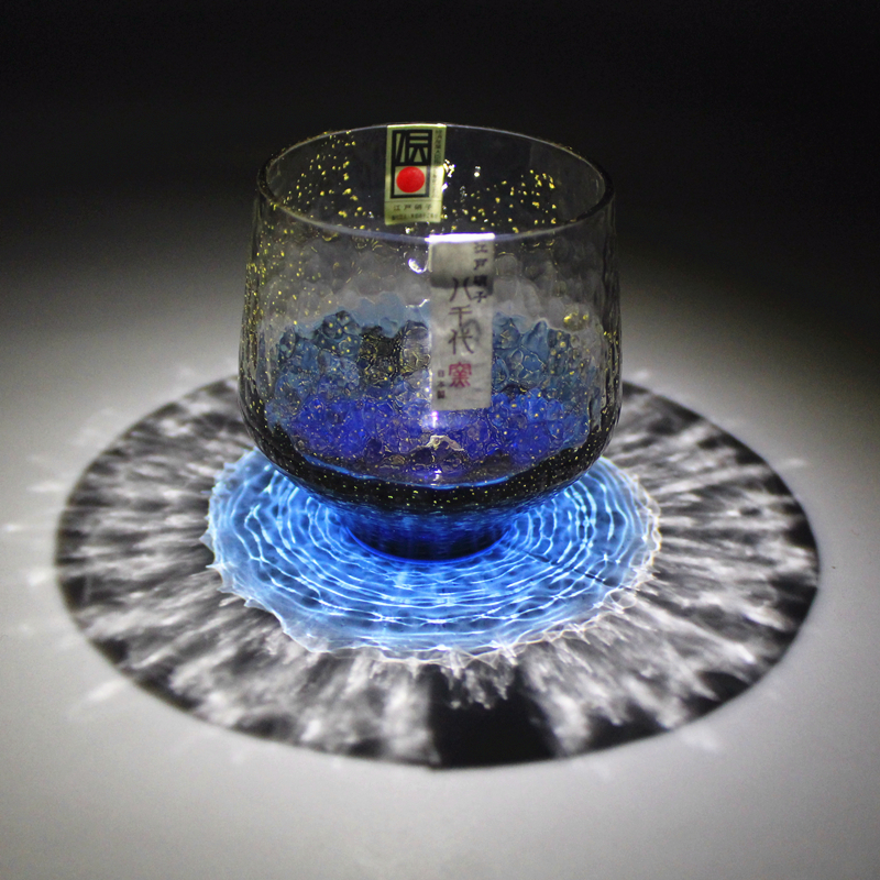 现货 日本进口东洋佐佐木玻璃杯镶金箔八千代窯酒杯 星空杯水杯 - 图2