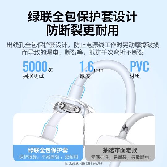 Greenlink power plug 10A national standard three-pin plug