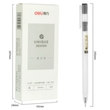 Канцтовары, черная свежая ручка-роллер для школьников, 12 шт