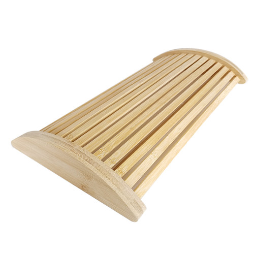 竹枕头腰椎舒缓腰垫午睡平躺神器护腰背部拉伸神器驼背开背腰托 - 图3