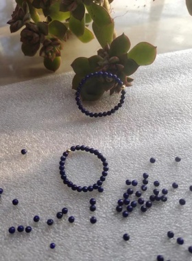 情侣男女水晶古风极细戒指尾戒