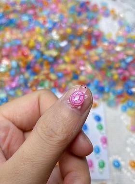 卡通彩色小乌龟迷你网红爆款玩具模型摆件公仔海龟DIY美甲小配件