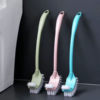 Long-handled toilet brush set, home toilet soft-bristled brush, multi-functional toilet cleaning brush, special toilet brush