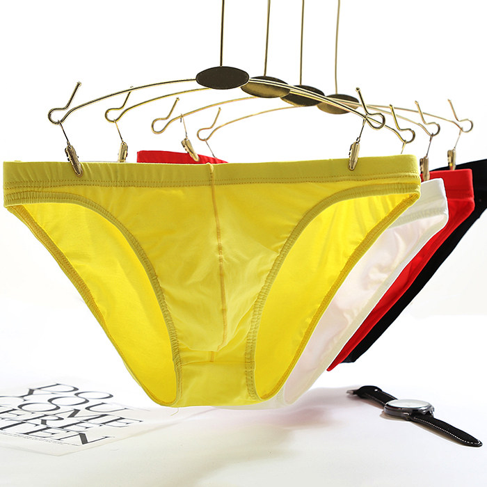 男内裤头低腰性感纯色棉质U凸紧身青年裤衩薄款三角裤头潮男网红,淘宝优惠券,粉丝福利购,淘宝优惠卷