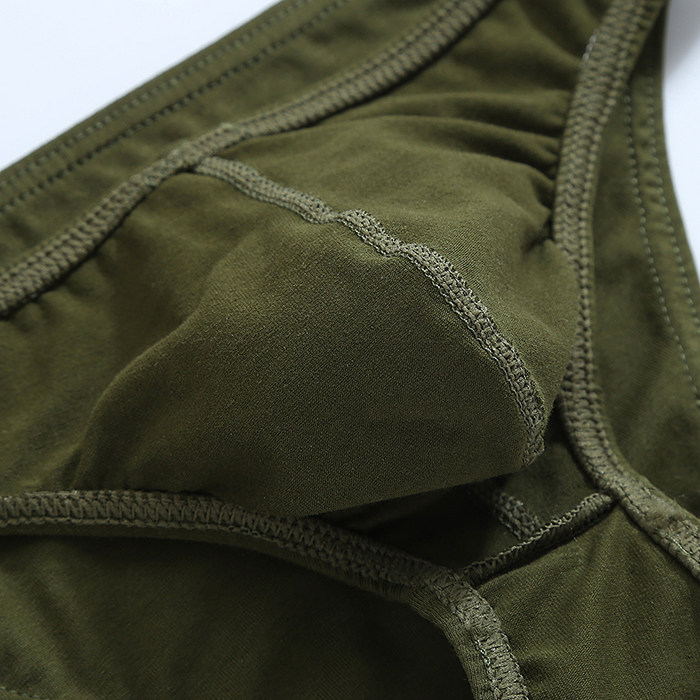 男士内裤男窄边小三角裤U凸低腰性感纯色棉质运动透气青年男裤衩,淘宝优惠券,粉丝福利购,淘宝优惠卷