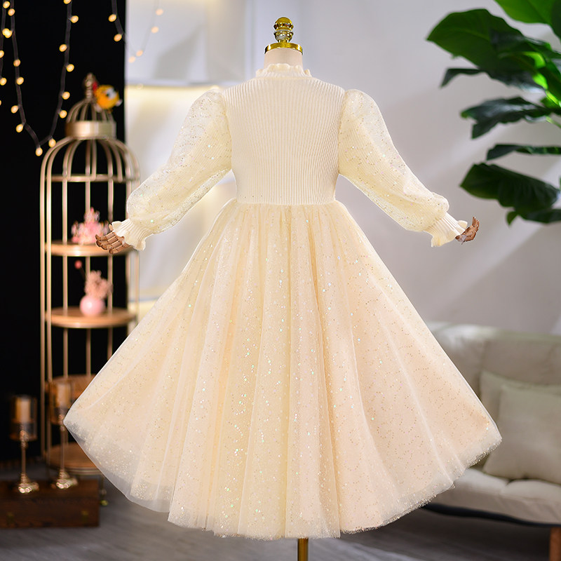 女童连衣裙2025新款冬洋气裙子女冬季儿童新年衣服过年公主裙冬装,淘宝优惠券,粉丝福利购,淘宝优惠卷