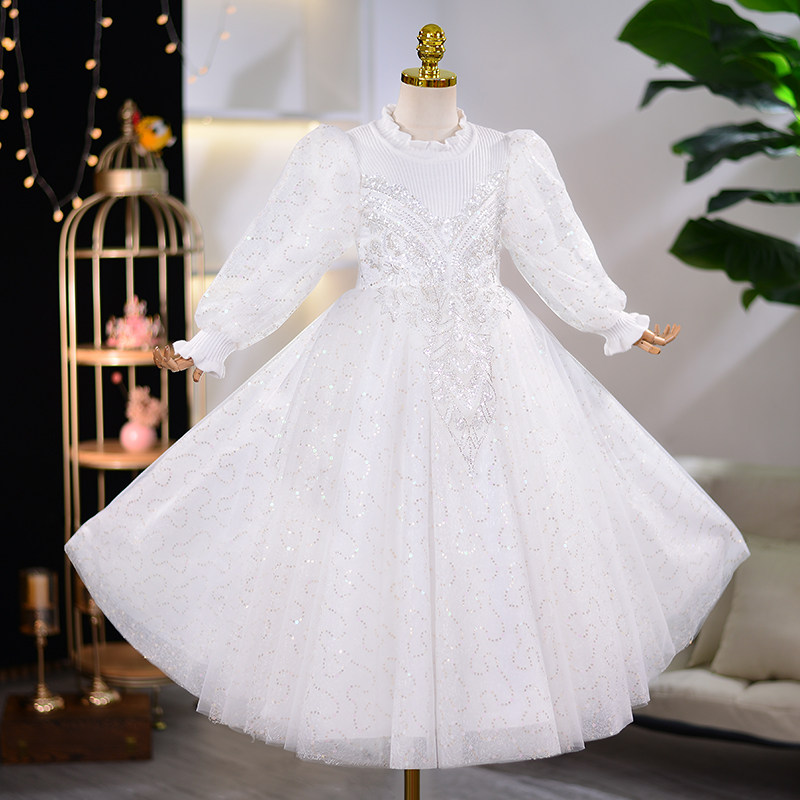 女童连衣裙2025新款冬洋气裙子女冬季儿童新年衣服过年公主裙冬装,淘宝优惠券,粉丝福利购,淘宝优惠卷