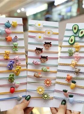 发圈可爱卡通发绳头绳学生韩版发饰头饰橡皮筋ins网红头饰