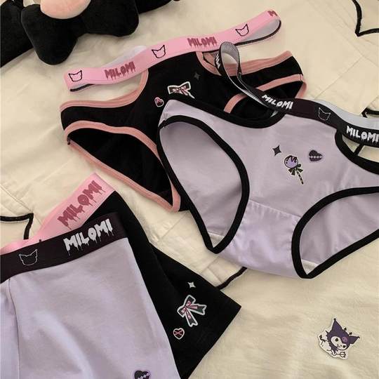 Tianku CP * нижнее белье для пар, один мужчина и одна женщина, милый мультяшный чистый хлопок, стиль чистой похоти, новый комплект нижнего белья для пар, комплект из трех предметов