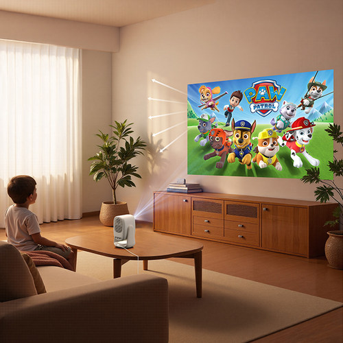 【政府补贴立减15%】OBE大眼橙C3air投影仪新款升级家用超高清智能家庭影院卧室小型手机投屏1080P一体投影仪 - 图1