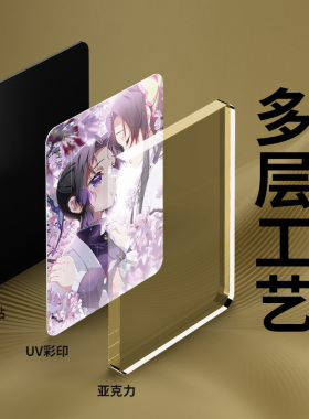 鬼灭之刃伊黑小芭内蛇柱磁吸冰箱贴 日系动漫周边磁力冰箱贴 创意