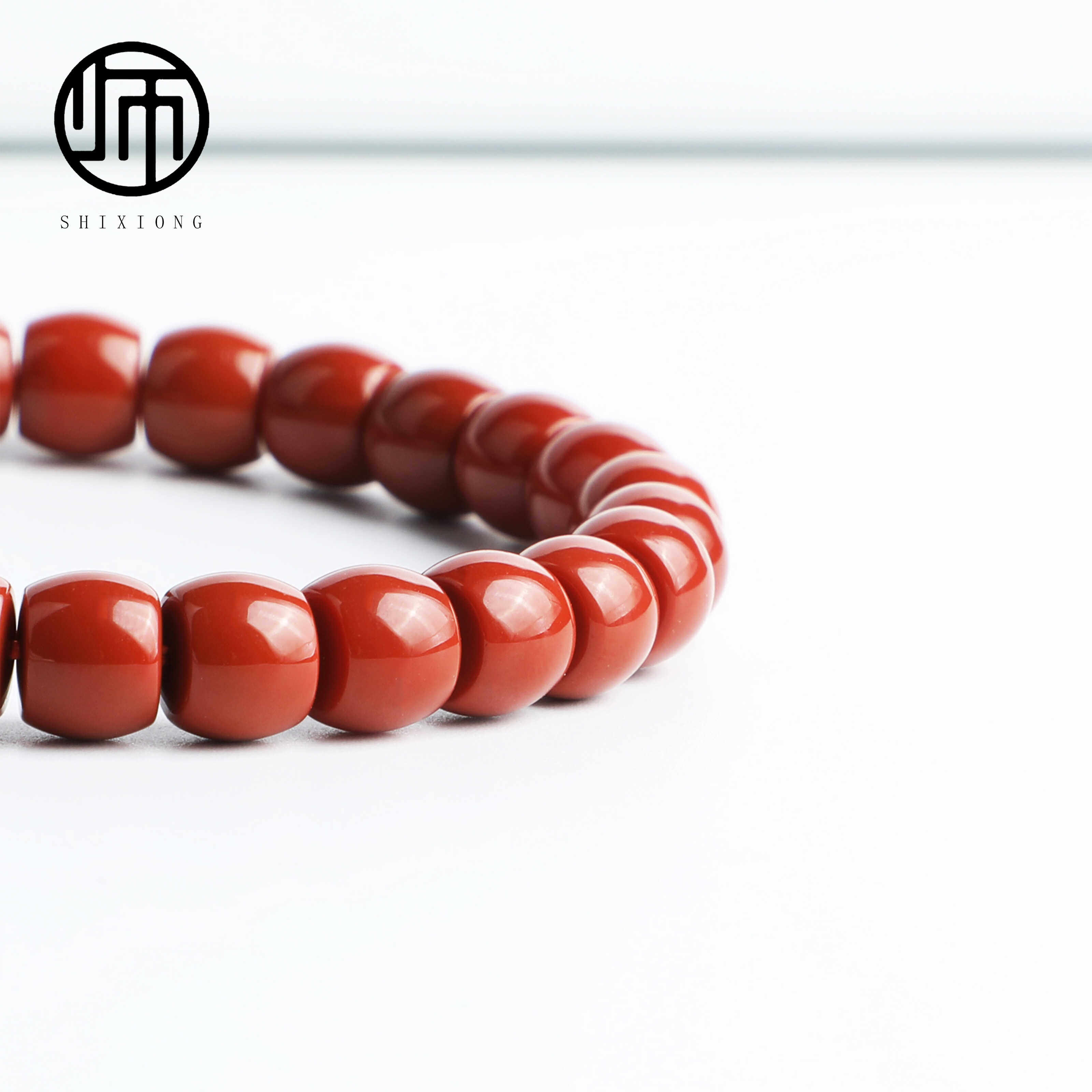 毕业无纹级天然凉山瓦西满色满肉无纹级南红精工直切手串8mm,淘宝优惠券,粉丝福利购,淘宝优惠卷
