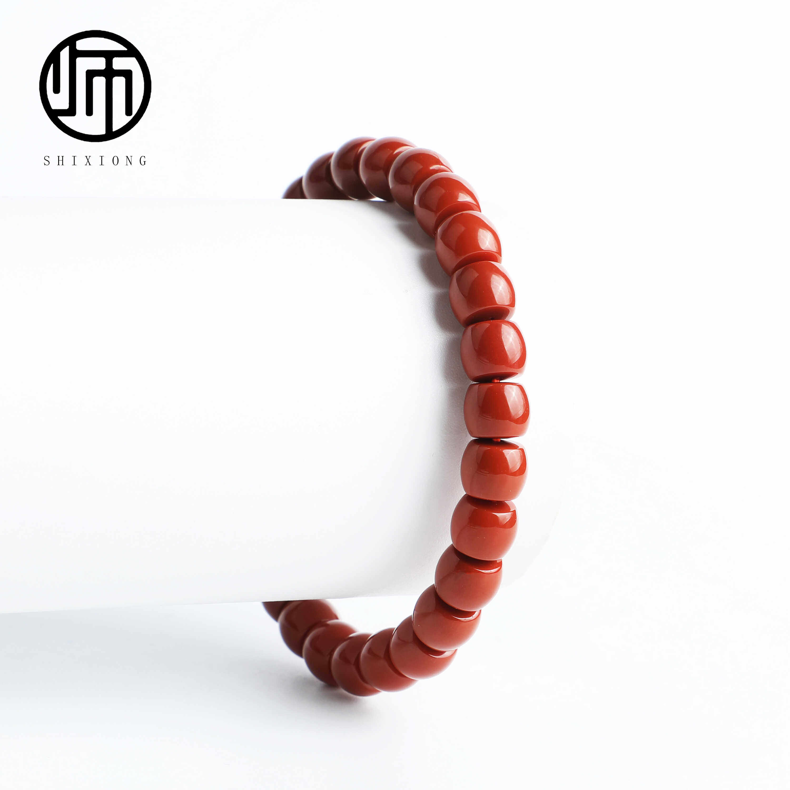 毕业无纹级天然凉山瓦西满色满肉无纹级南红精工直切手串8mm,淘宝优惠券,粉丝福利购,淘宝优惠卷