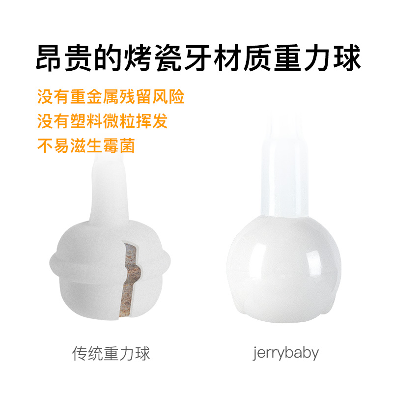 Jerrybaby新生婴儿奶瓶大宝宝ppsu耐摔防摔鸭嘴吸管式杯断奶神器