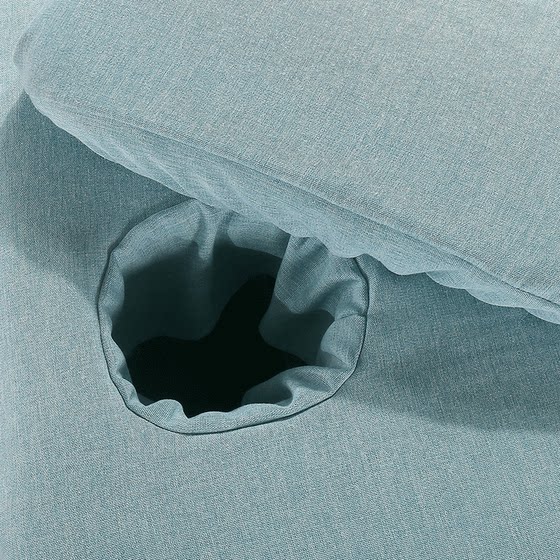Massage new cotton and linen simple all-season bed sheets